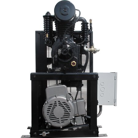 INDUSTRIAL GOLD 5Hp, 208-230V, 1 Phase, 60Hz, Cube Air Compressor, 18Cfm@175Psi, Igq51 IGQ51